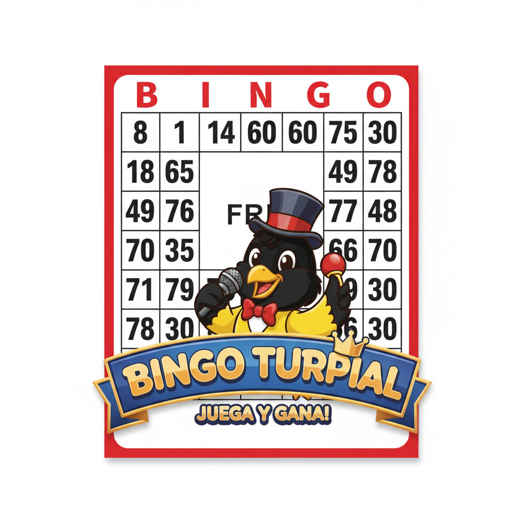 Logo de Bingo Turpial con Cartón